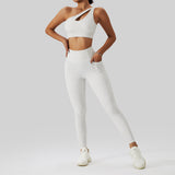 High Sense Yoga Clothing Top Sport Waistcoat for Workout Suit Sports Underwear Yoga Pants Suit